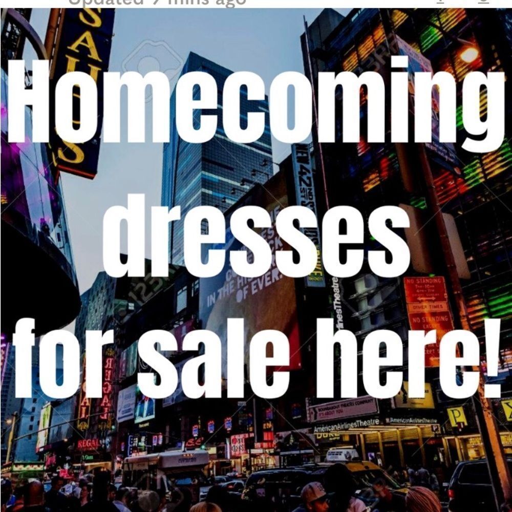 Prom dresses here. Check out my closet. 😃